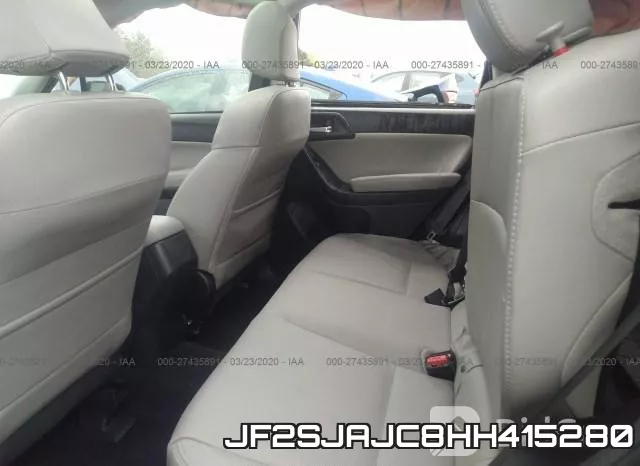JF2SJAJC8HH415280 фото 9