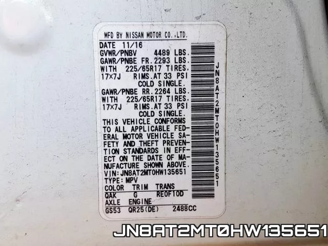 JN8AT2MT0HW135651 фото 2