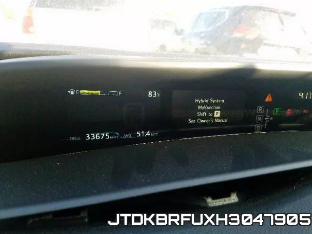 JTDKBRFUXH3047905 фото 9