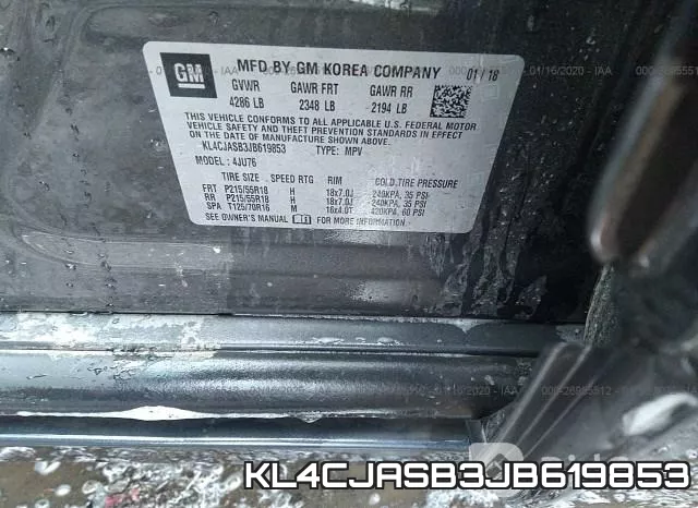 KL4CJASB3JB619853 фото 10
