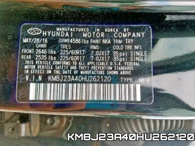 KM8J23A40HU262120 фото 2