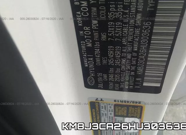 KM8J3CA26HU303636 фото 9