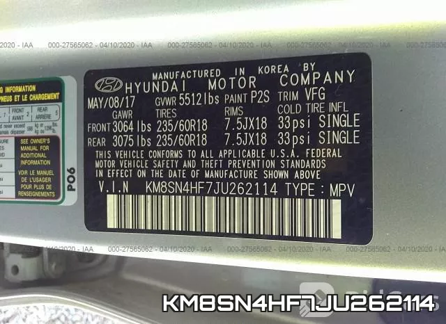 KM8SN4HF7JU262114 фото 10