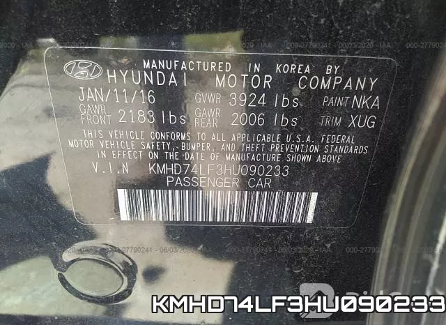 KMHD74LF3HU090233 фото 10