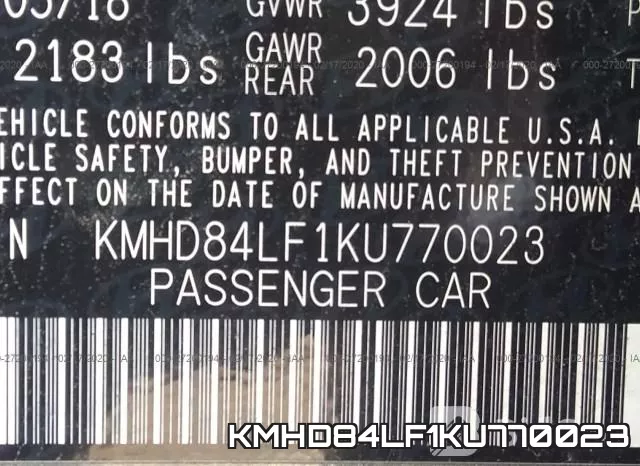 KMHD84LF1KU770023 фото 10