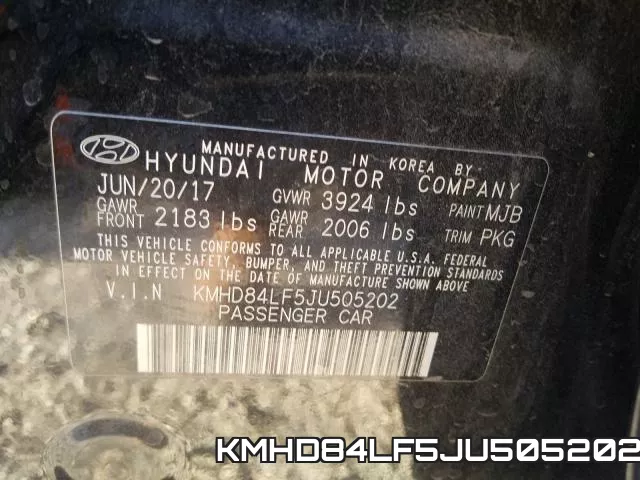 KMHD84LF5JU505202 фото 2