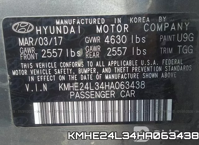 KMHE24L34HA063438 фото 10