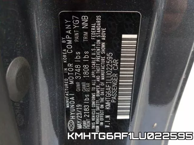KMHTG6AF1LU022595 фото 2