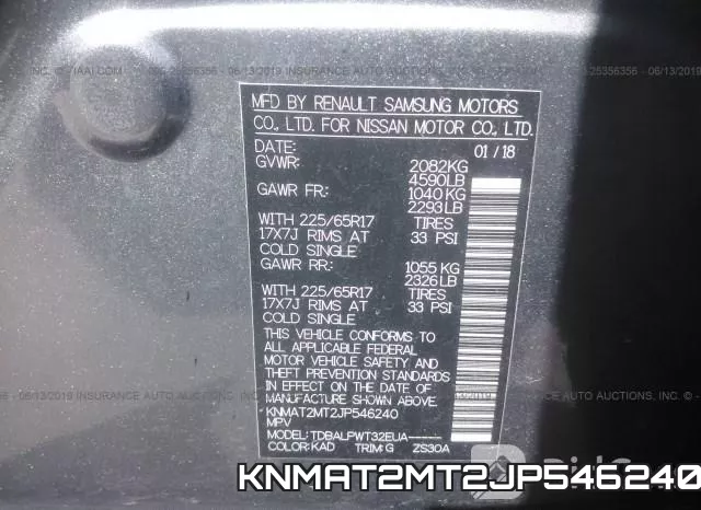 KNMAT2MT2JP546240 фото 10