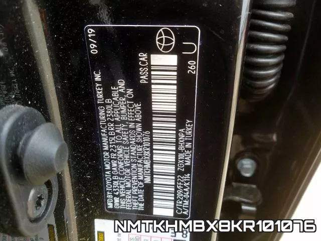 NMTKHMBX8KR101076 фото 2