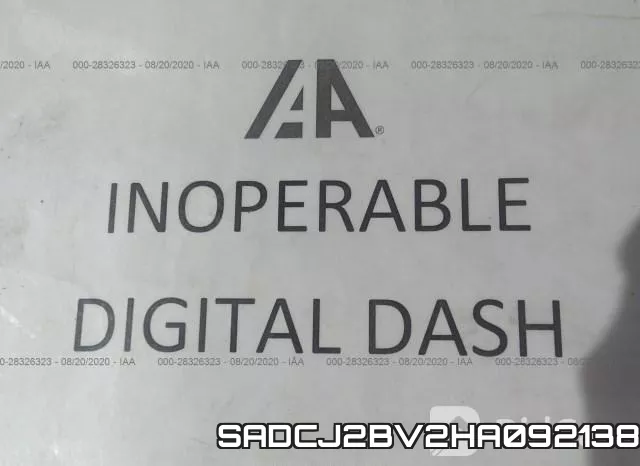 SADCJ2BV2HA092138 фото 8