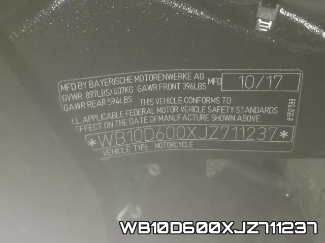 WB10D600XJZ711237 фото 2