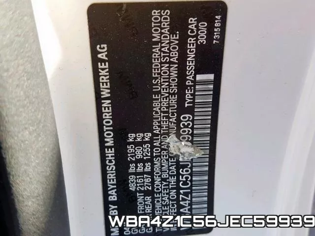 WBA4Z1C56JEC59939 фото 2