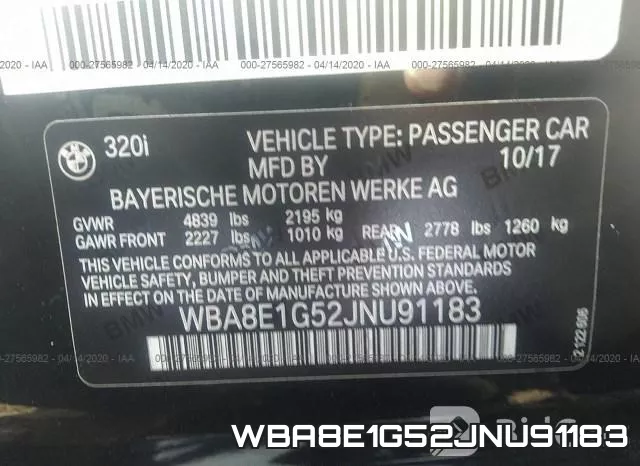 WBA8E1G52JNU91183 фото 10