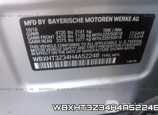WBXHT3Z34H4A52248 фото 10
