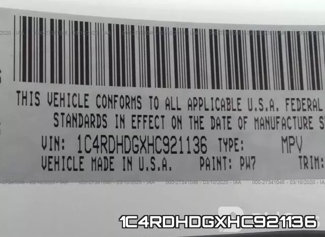 1C4RDHDGXHC921136 фото 10