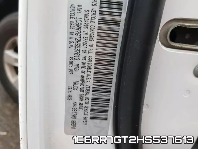 1C6RR7GT2HS537613 фото 2