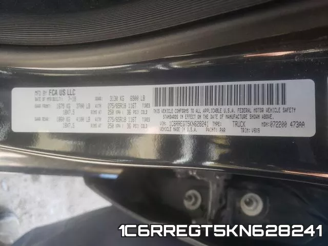1C6RREGT5KN628241 фото 2