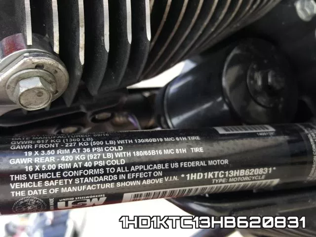 1HD1KTC13HB620831 фото 2