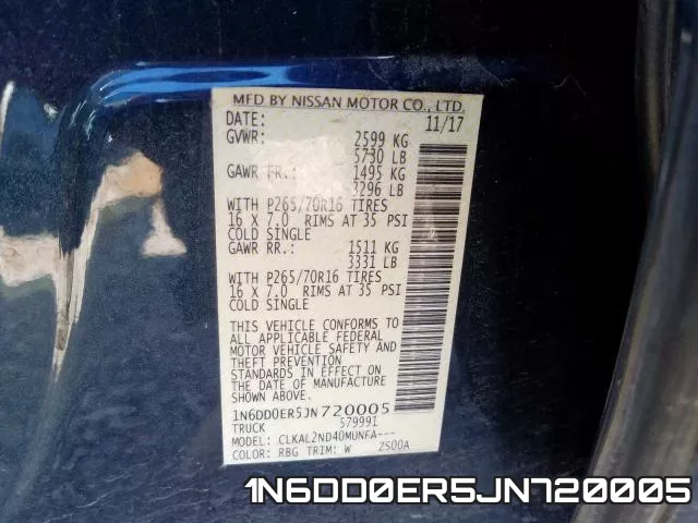 1N6DD0ER5JN720005 фото 2
