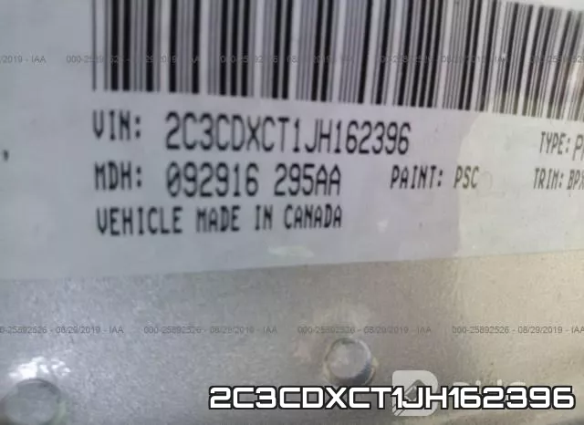 2C3CDXCT1JH162396 фото 10