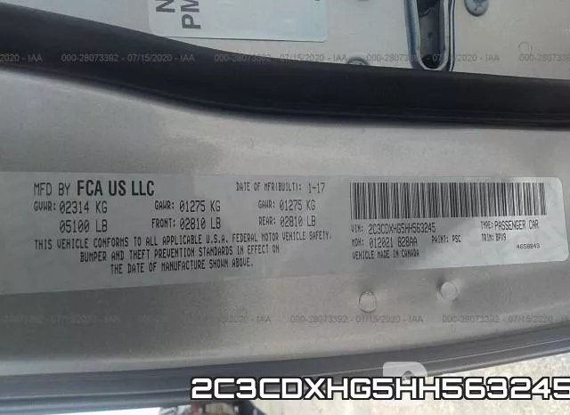 2C3CDXHG5HH563245 фото 10
