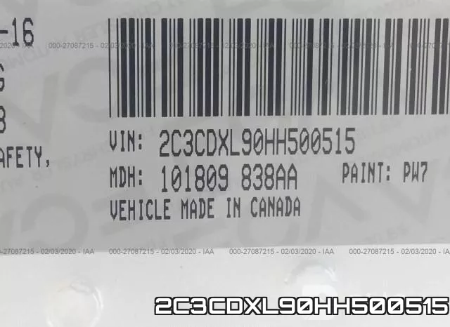 2C3CDXL90HH500515 фото 10