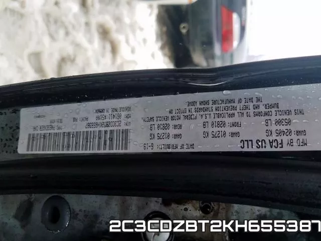 2C3CDZBT2KH655387 фото 2