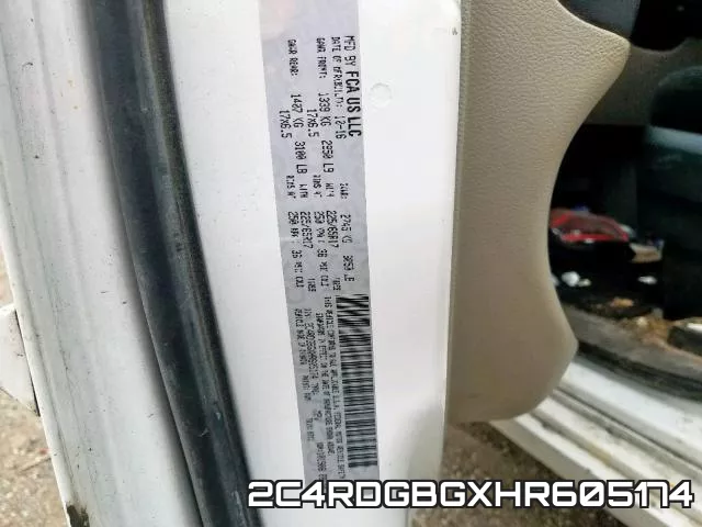 2C4RDGBGXHR605174 фото 2