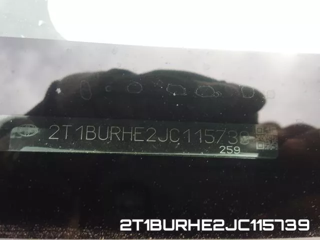 2T1BURHE2JC115739 фото 2