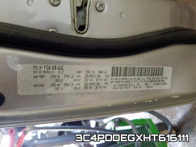 3C4PDDEGXHT616111 фото 2