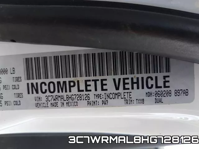 3C7WRMAL8HG728126 фото 2