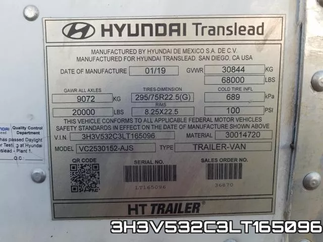 3H3V532C3LT165096 фото 2