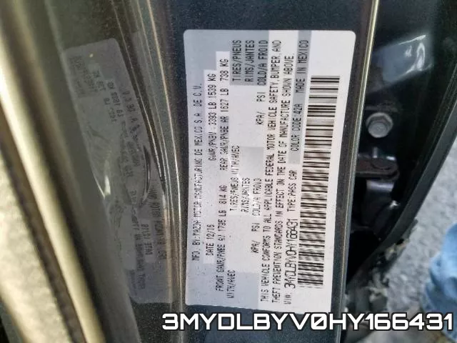 3MYDLBYV0HY166431 фото 2