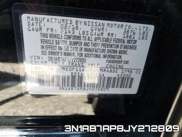 3N1AB7AP8JY272809 фото 2