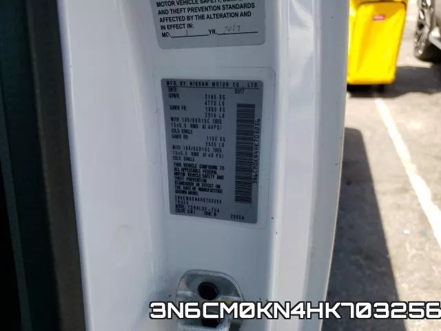 3N6CM0KN4HK703256 фото 2