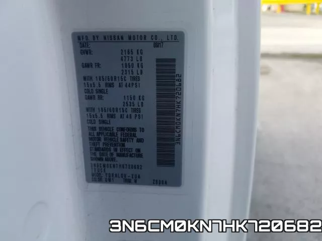 3N6CM0KN7HK720682 фото 2