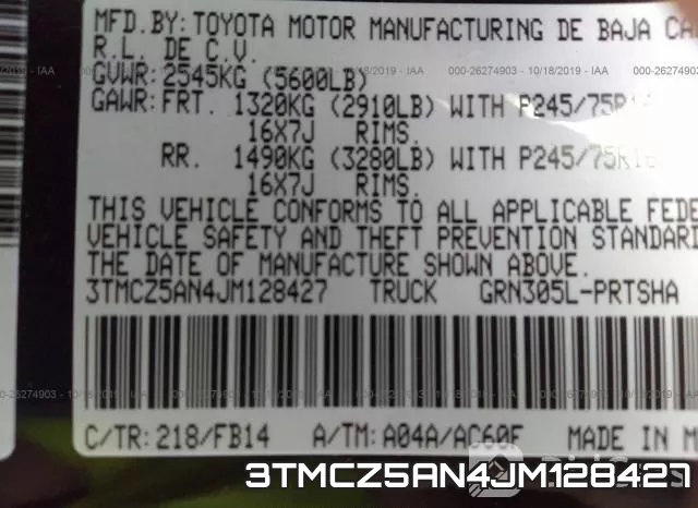 3TMCZ5AN4JM128427 фото 10