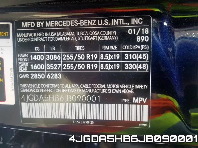 4JGDA5HB6JB090001 фото 2