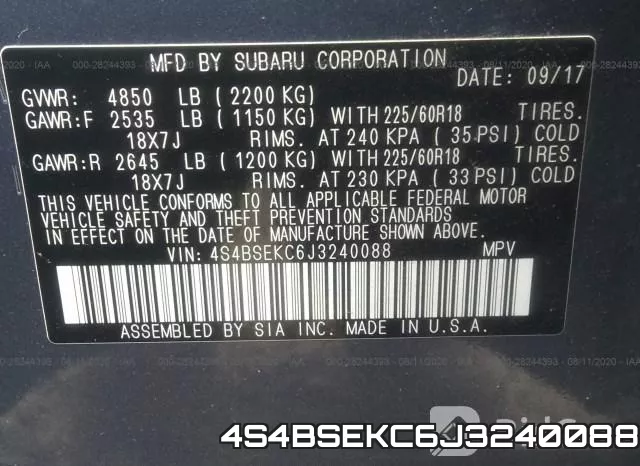 4S4BSEKC6J3240088 фото 10