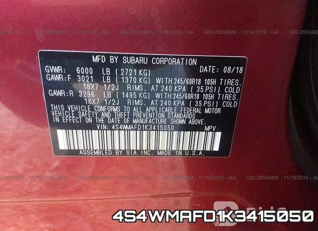 4S4WMAFD1K3415050 фото 10