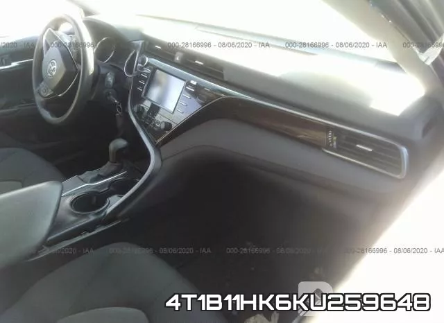 4T1B11HK6KU259648 фото 6