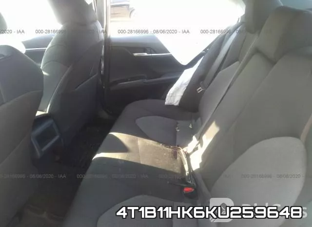 4T1B11HK6KU259648 фото 9