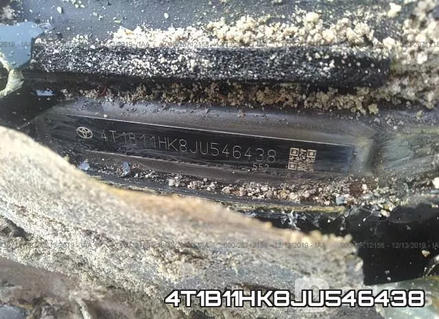 4T1B11HK8JU546438 фото 10