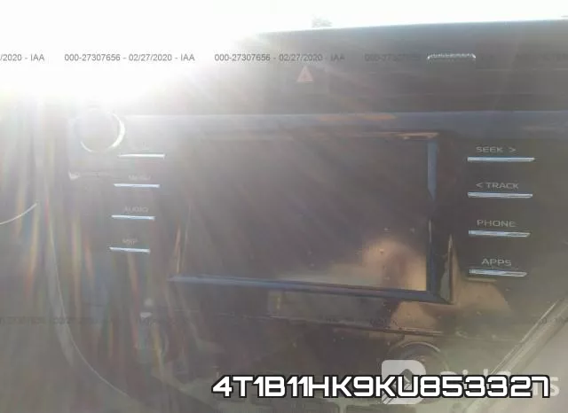 4T1B11HK9KU853327 фото 7