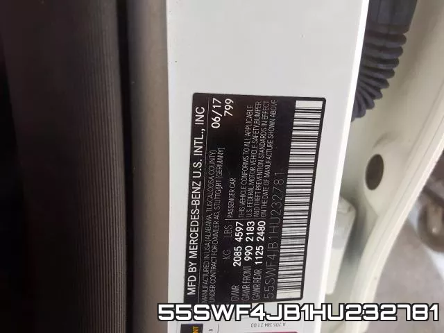 55SWF4JB1HU232781 фото 2