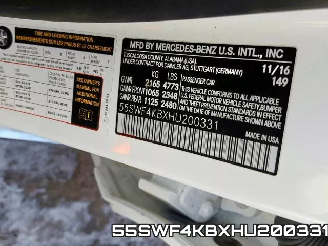 55SWF4KBXHU200331 фото 2