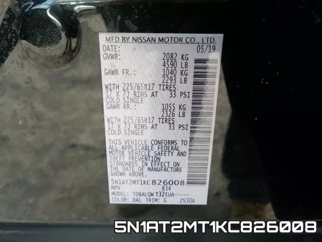 5N1AT2MT1KC826008 фото 2