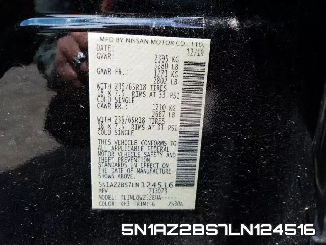 5N1AZ2BS7LN124516 фото 2