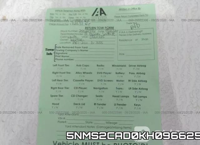 5NMS2CAD0KH096625 фото 10